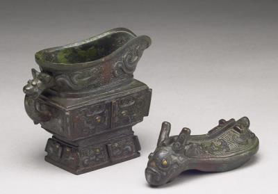 图片[3]-Yi water vessel with coiling kui dragon pattern, Ming to Qing dynasty-China Archive